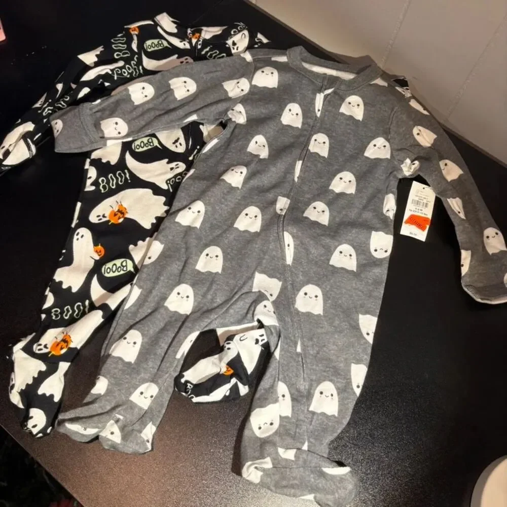 Old Navy footed diaper changes